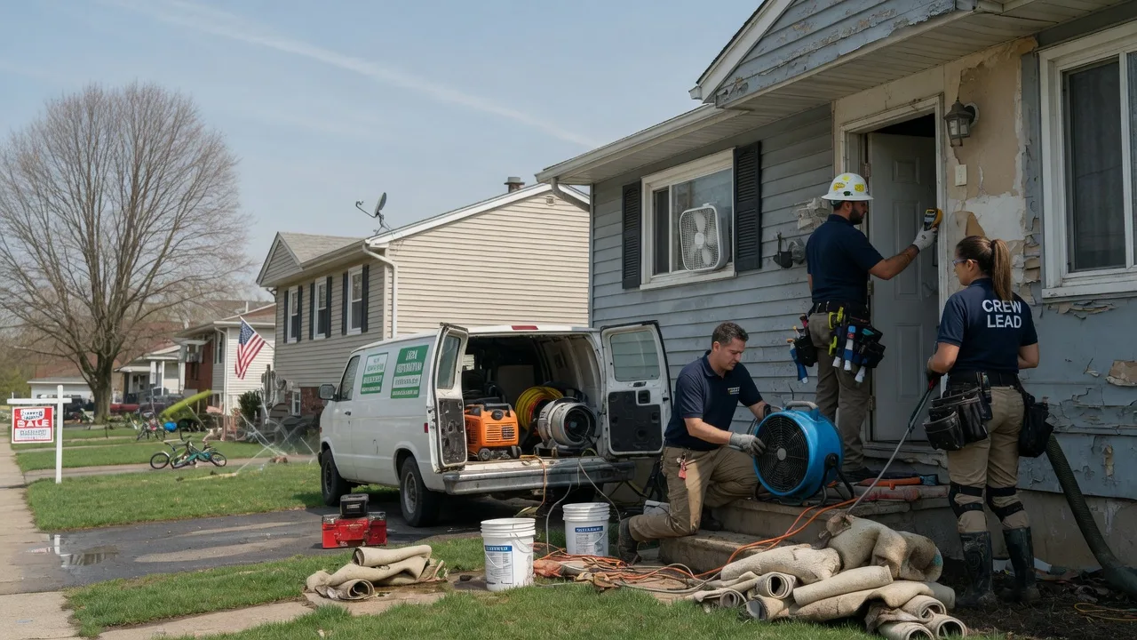 Flood Cleanup in Hoffman Estates, IL near me