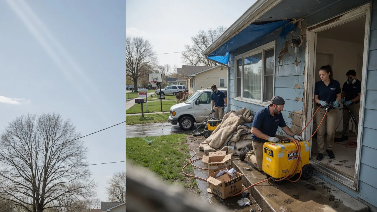Basement Flood Cleanup in Hoffman Estates, IL near me